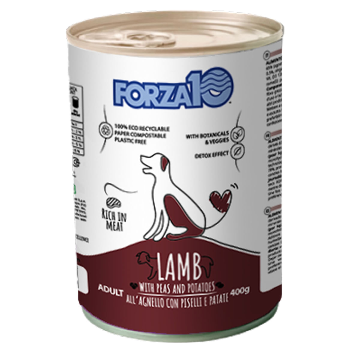 FORZA10 Maintenance, XS-XL, Miel și Mazăre, conservă hrană umedă câini, (pate), 400g - poza 2
