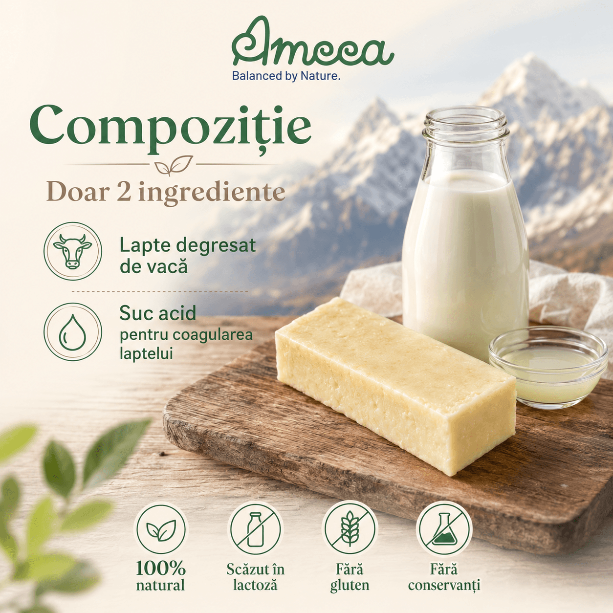 FRESH FARM Cheese Bar Treats Large Dogs, L, Brânză, recompense fără cereale câini, 100g - poza 4