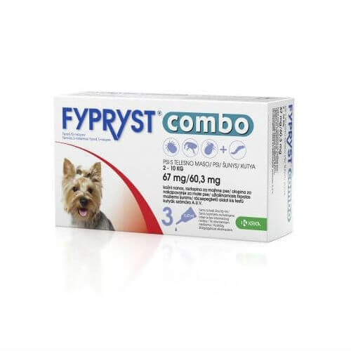 Fypryst Combo Dog S (2-10kg) x 3 pip - poza 2