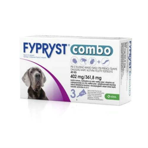 Fypryst Combo Dog XL (40-60kg) x 3 pip - poza 2
