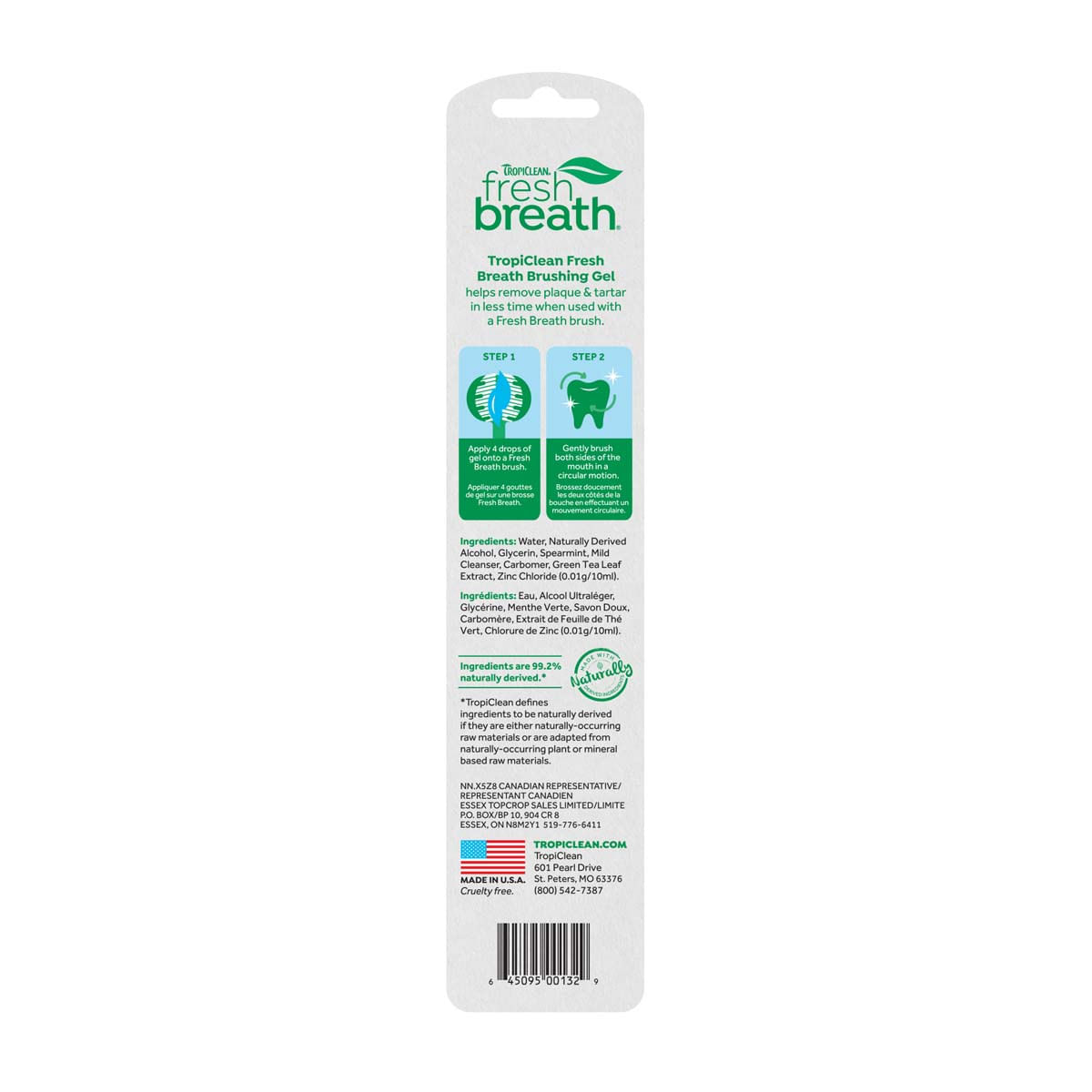 Gel Curatare Dinti TropiClean Oral Care, 59 ml - poza 3