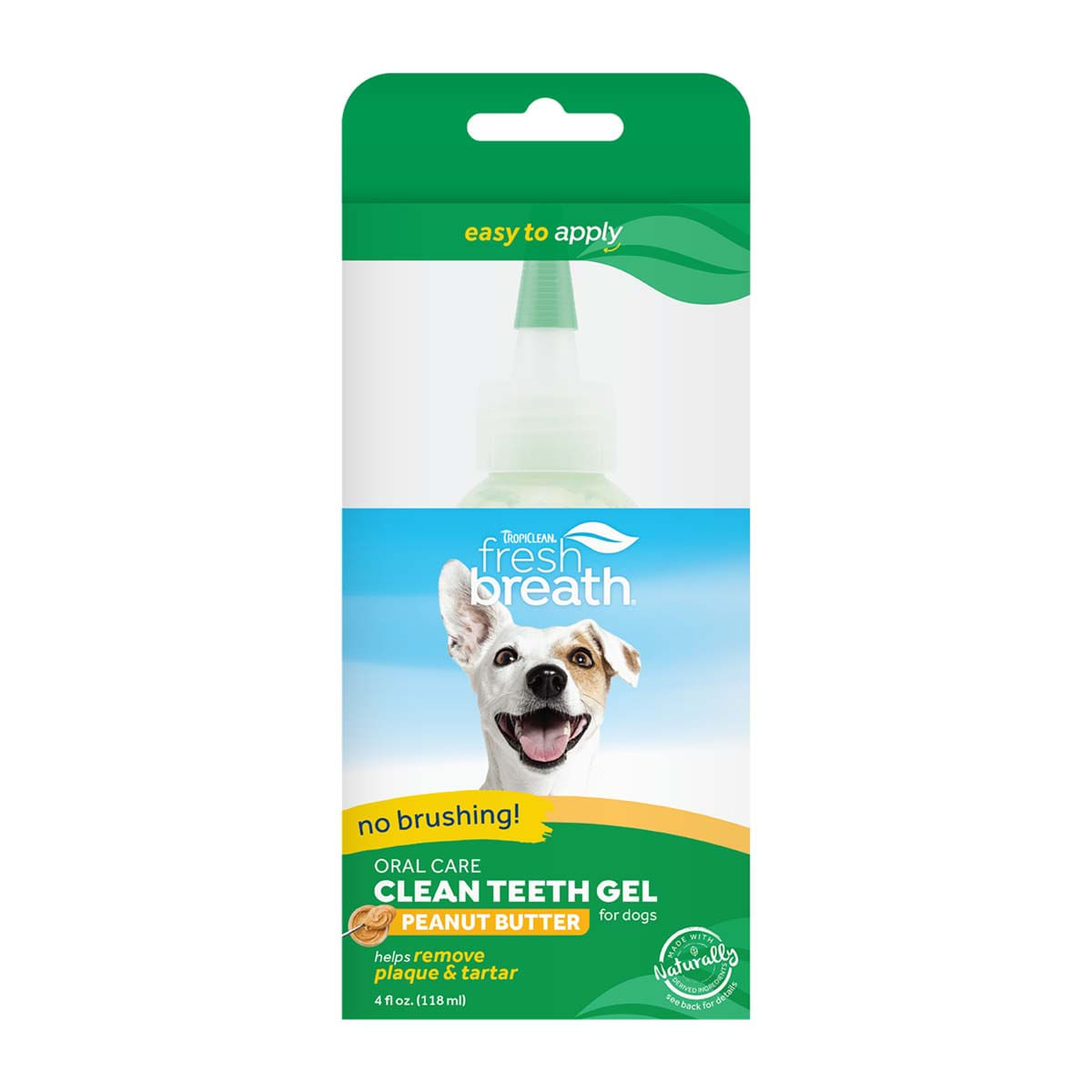 Gel Dentar Fara Periaj pentru Caini, Unt de Arahide TropiClean Oral Care, 59 ml - poza 1