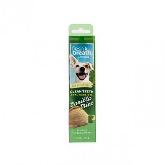 Gel Dentar Fara Periaj pentru Caini, Vanilla Mint TropiClean Oral Care, 59 ml - poza 2
