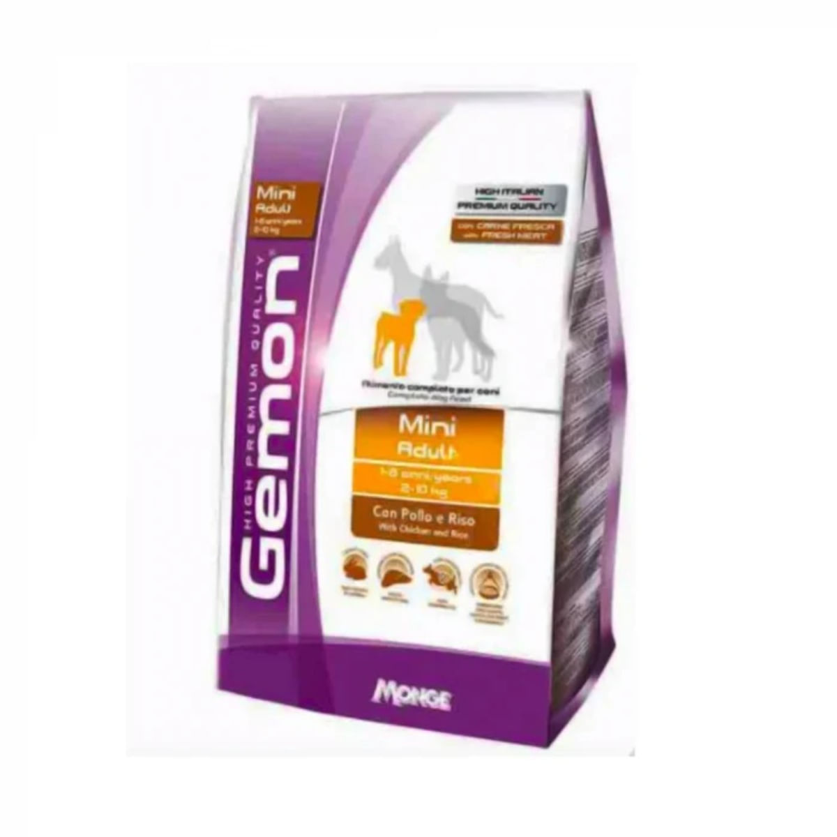 GEMON Breeders Mini Adult, XS-S, Pui și Orez, hrană uscată câini, 20kg - poza 2