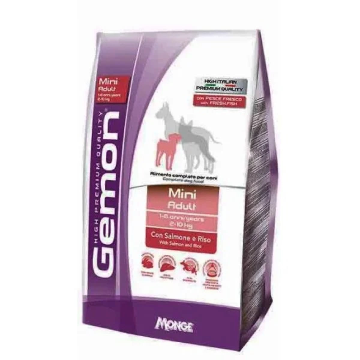 GEMON Breeders Mini Adult, XS-S, Somon și Orez, hrană uscată câini, 20kg - poza 1