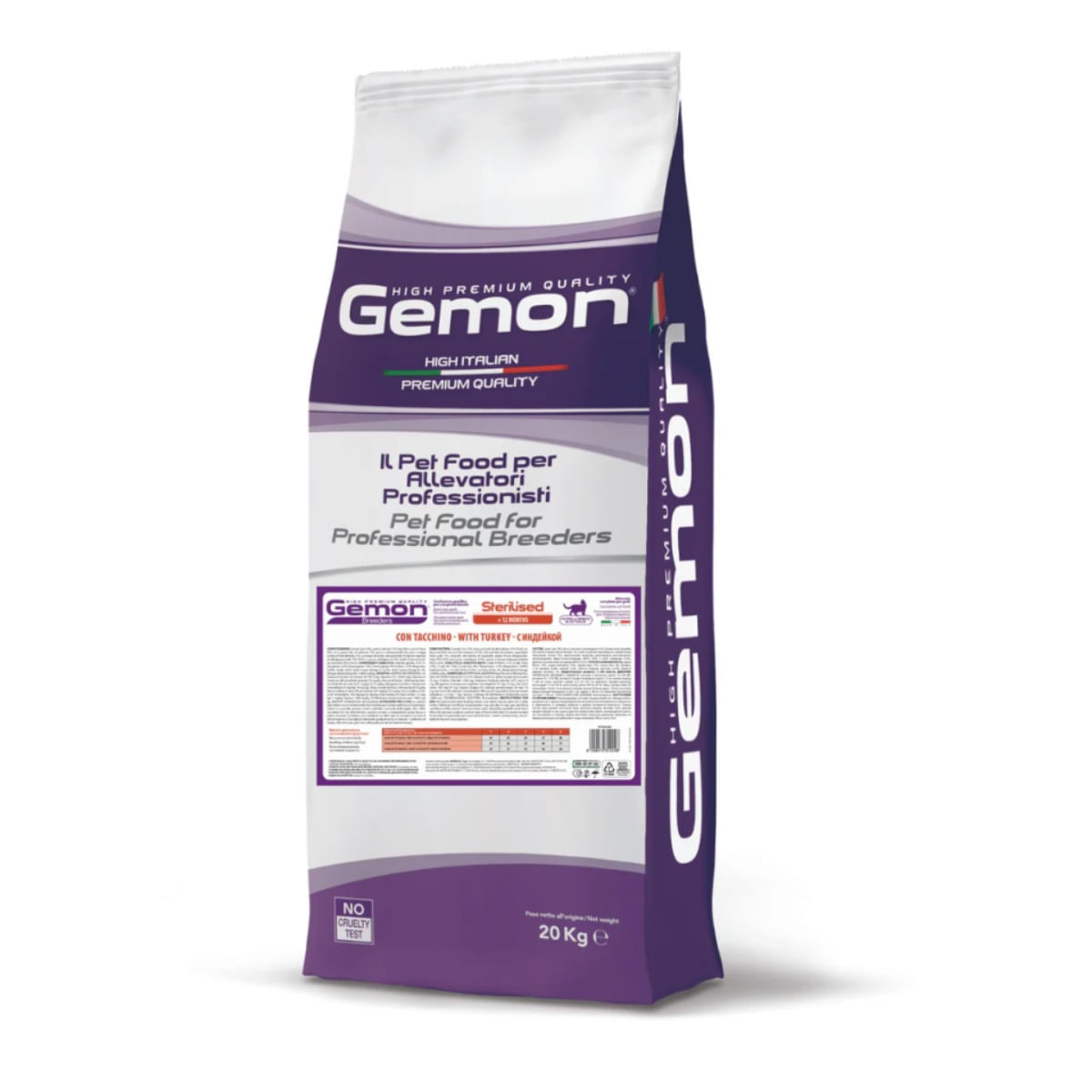 GEMON Breeders Sterilised, Curcan, hrană uscată pisici sterilizate, 20kg - poza 1