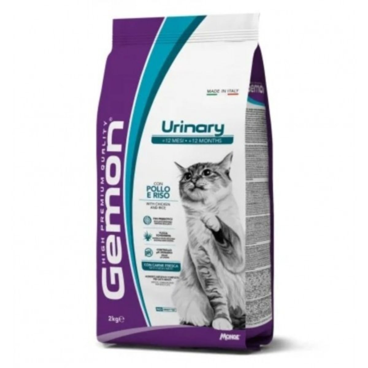 GEMON Breeders Urinary, Pui și Orez, hrană uscată pisici, sistem urinar, 20kg - poza 1