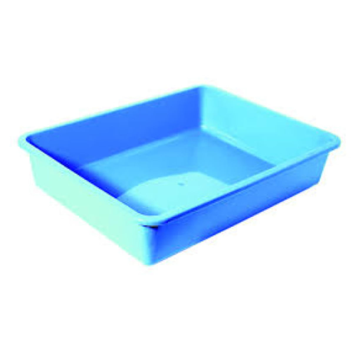 GEORPLAST Clasic, litieră pisici, albastru, 39x20x10 cm