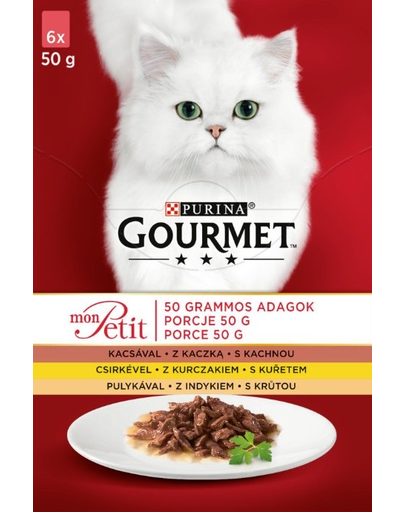 GOURMET Mon Petit Mix carne de pasăre (6x50 g)