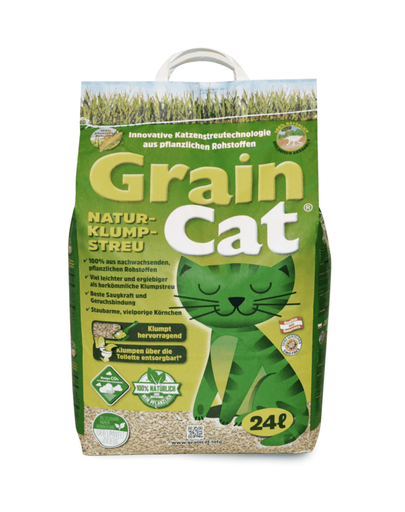 GRAIN CAT 72 L (3x24 l) asternut pentru litiera, biodegradabil