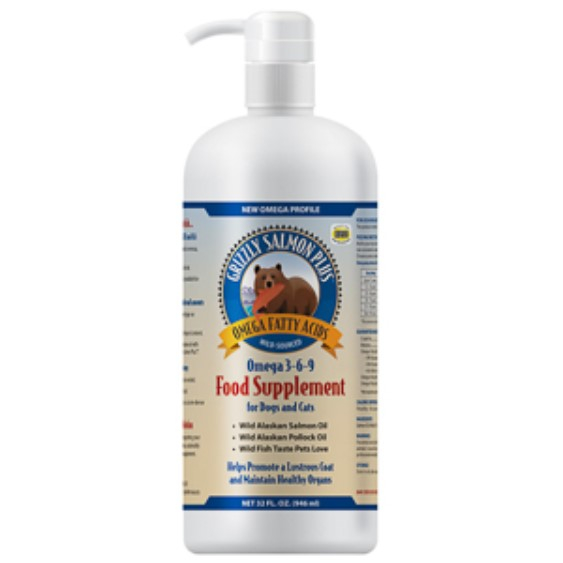 Grizzly Ulei de Somon, 500 ml