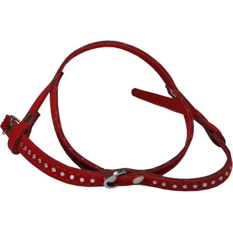 Ham Velur pentru Caini Milan Strasuri 1 Rand 35 cm