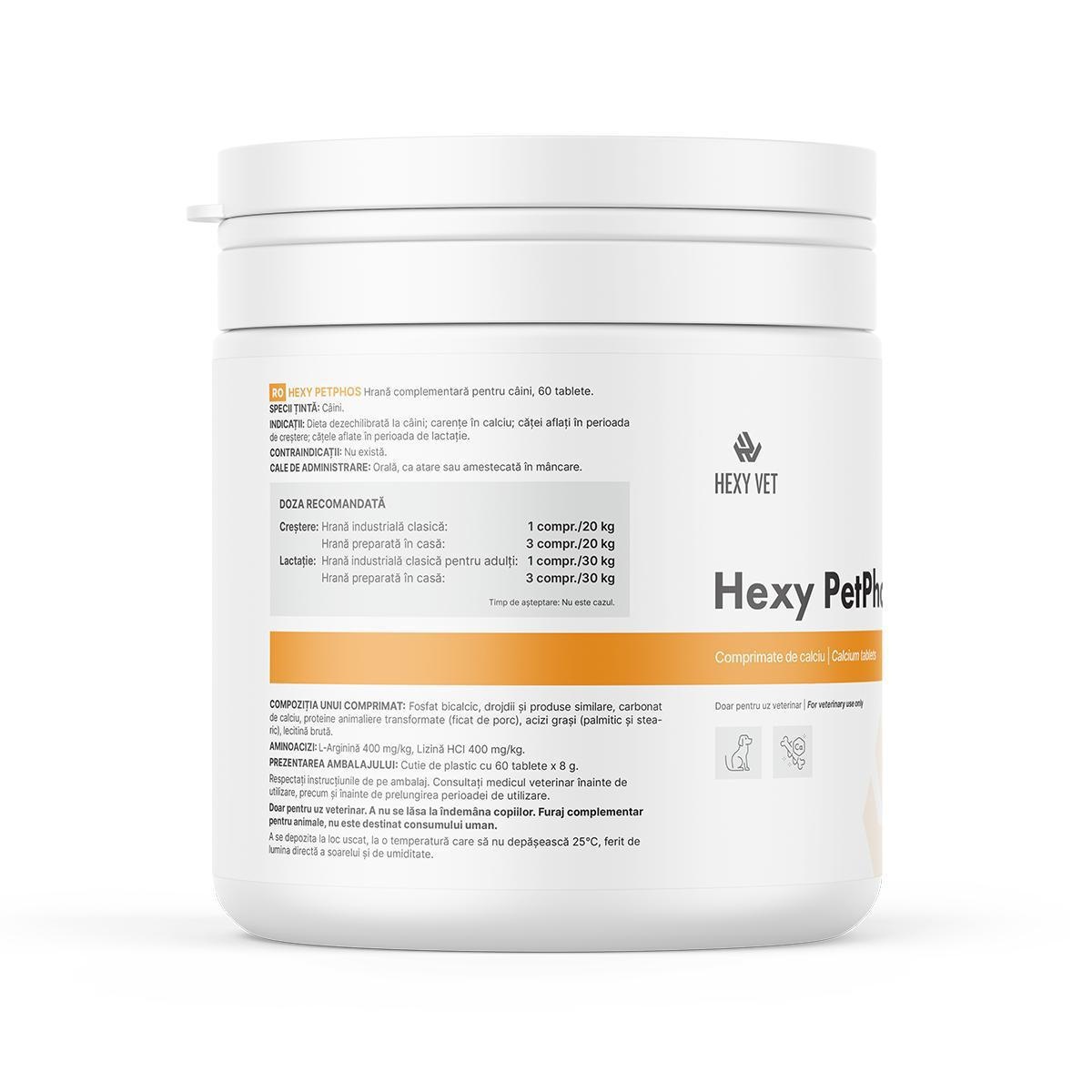 Hexy PetPhos, 60 tablete - poza 2