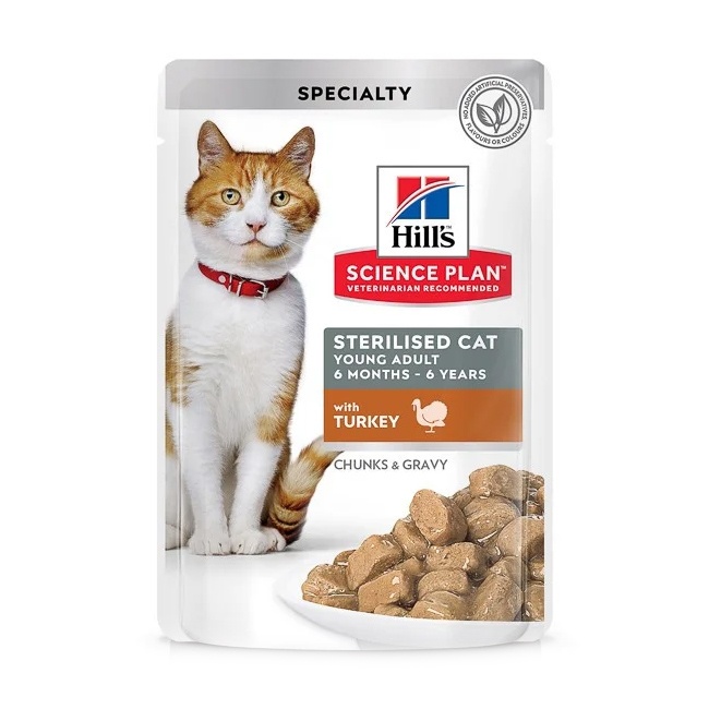 Hill's Feline Adult Sterilised Adult Plic, 85 grame - poza 2