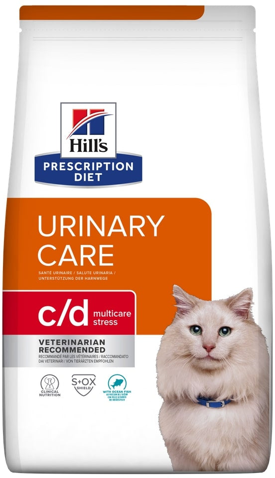 HILL's PD FELINE C/D Stress Hrană uscată recurenţa struviţilor, Peşte 1,5kg