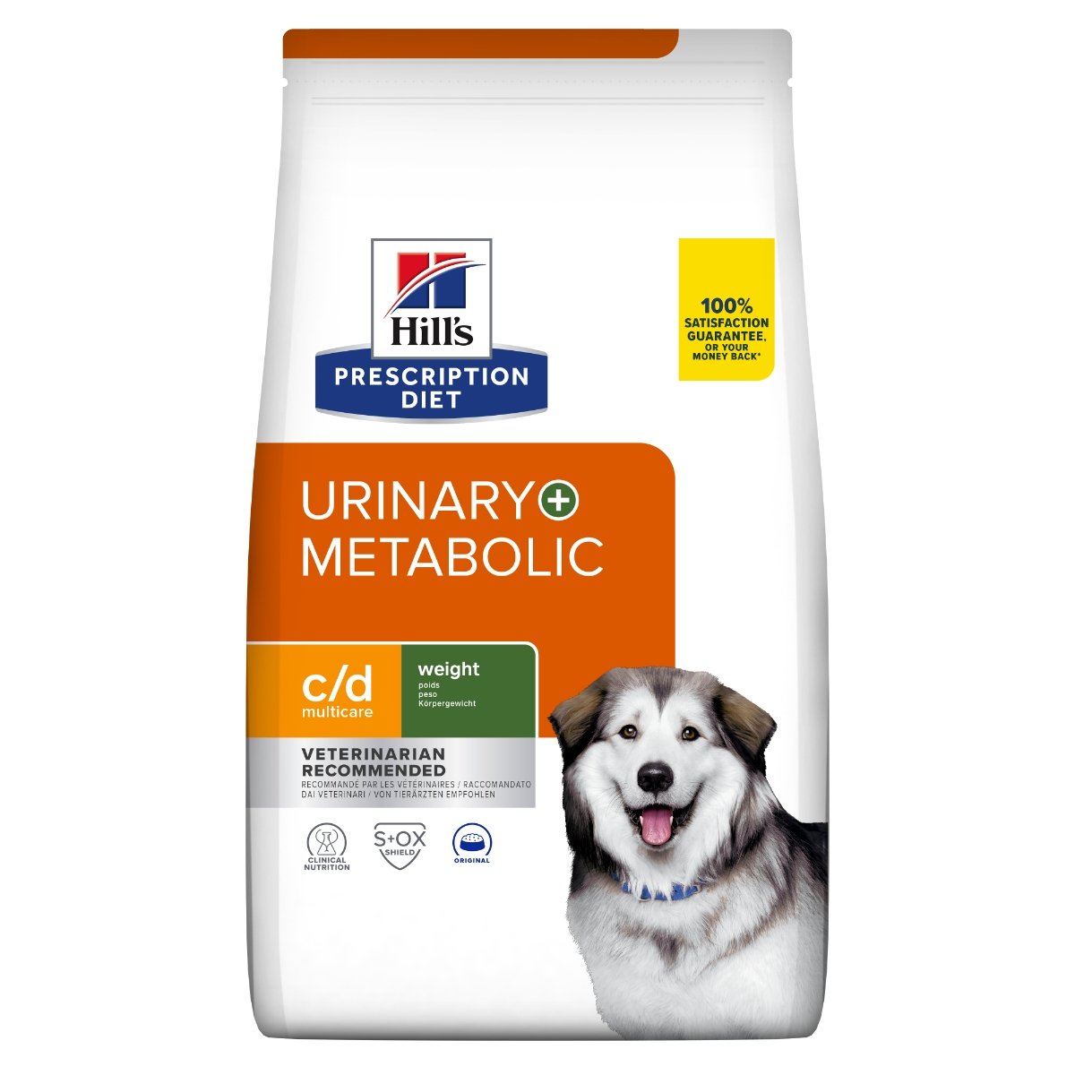 HILL'S Prescription Diet c/d Urinary + Weight Care + Metabolic, Pui, dietă veterinară câini, hrană uscată, afecțiuni urinare și metabolice HILL'S Prescription Diet c/d Urinary + Weight Care + Metabolic, Pui, dietă veterinară câini, hrană us - poza 1