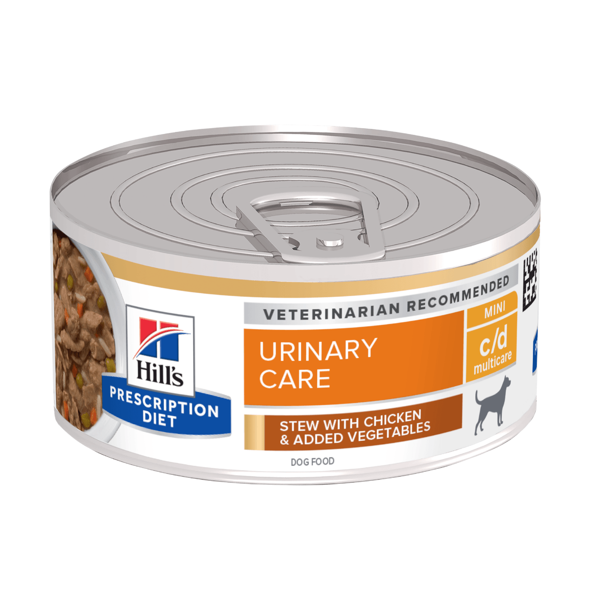HILL'S Prescription Diet c/d + Weight Care, Pui cu Legume, dietă veterinară câini, conservă hrană umedă, sistem urinar și controlul greutății, 156g - poza 3
