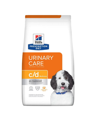 HILL'S Prescription Diet Canine c/d Multicare Chicken Hrana uscata caini adulti cu probleme urinare 12 kg