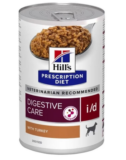 HILL'S Prescription Diet Canine i/d 360g hrana caini afectiuni digestive, curcan si orez