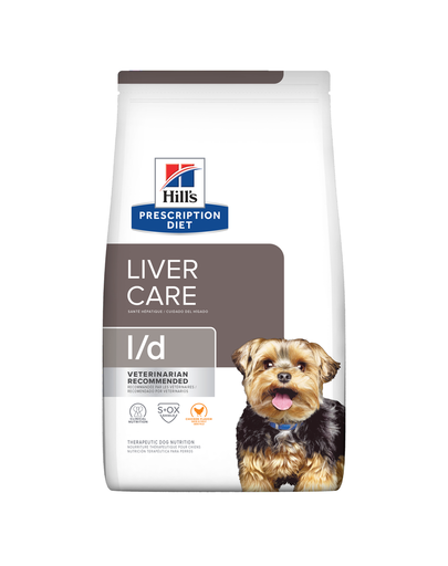 HILL'S Prescription Diet Canine l/d 4 kg hrana pentru caini cu afectiuni ale ficatului