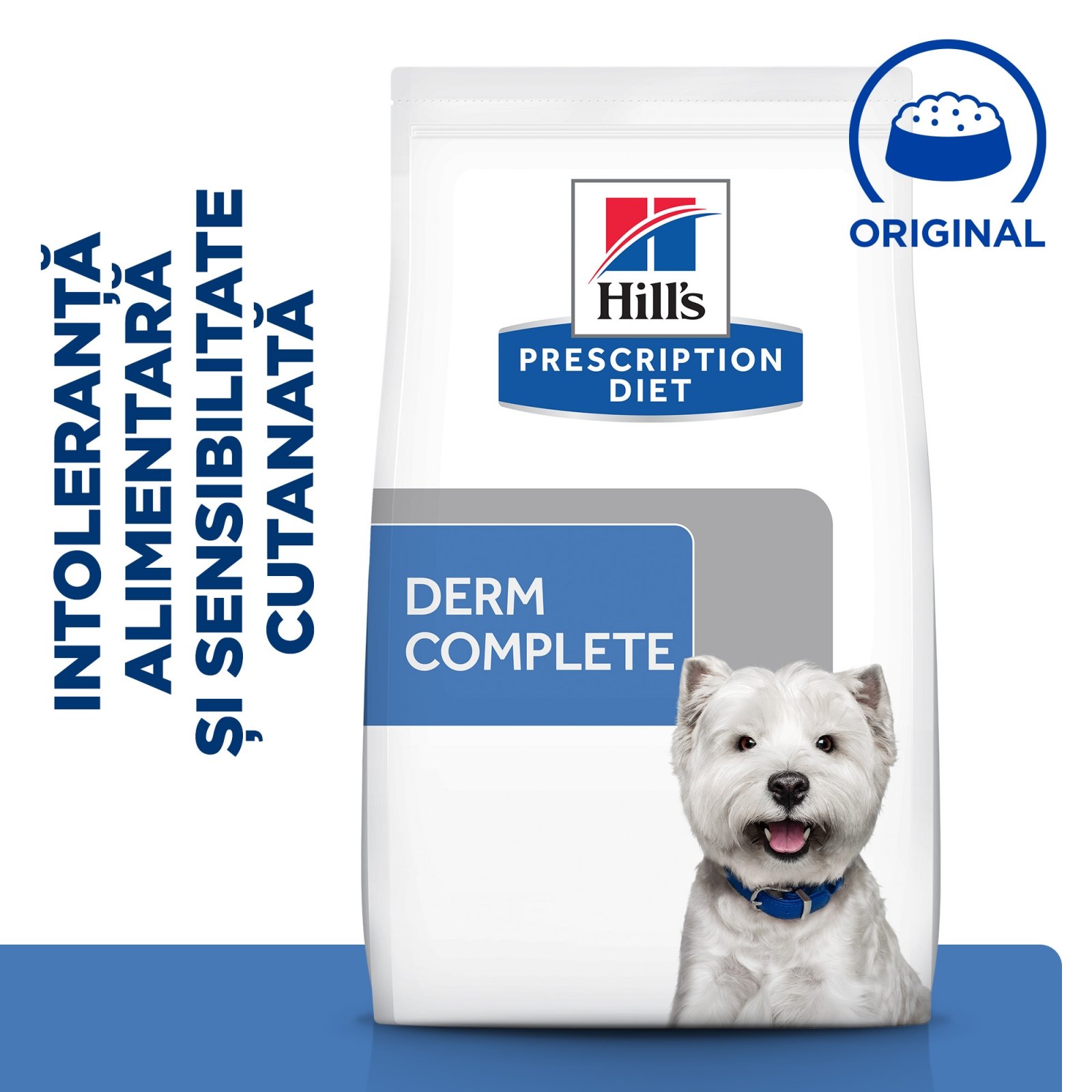 HILL'S Prescription Diet Derm Complete Mini, dietă veterinară câini, hrană uscată, afecțiuni dermatologice HILL'S Prescription Diet Derm Complete Mini, dietă veterinară câini, hrană uscată, piele & blana, 6kg - poza 2