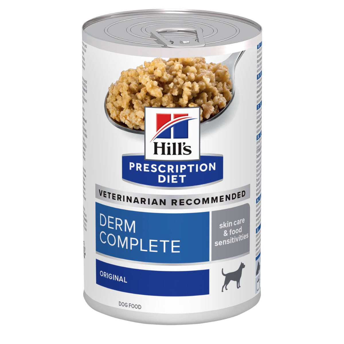 HILL'S Prescription Diet Derm Complete, XS-XL, Ou, dietă veterinară, conservă hrană umedă câini, piele & blană, (pate), 370g - poza 2