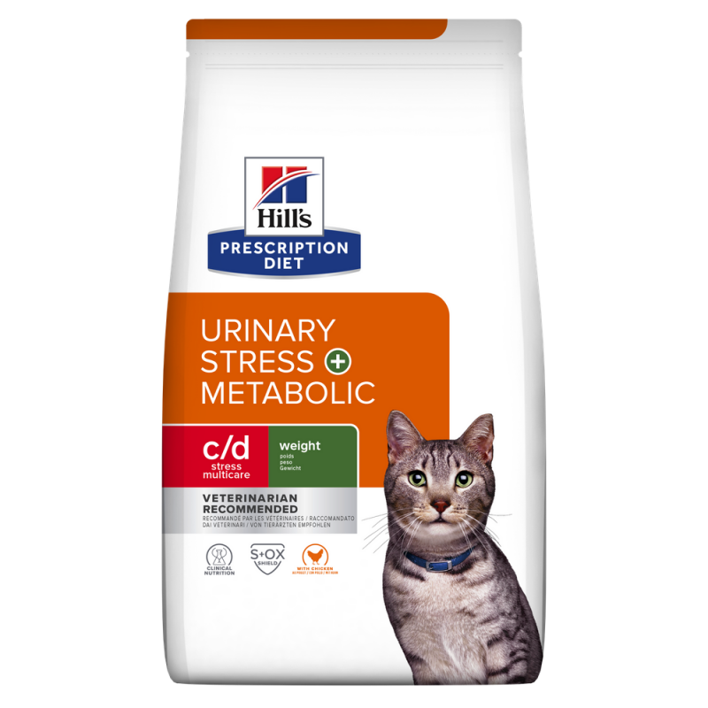 Hill's Prescription Diet Feline C/D Stress + Metabolic, 8 kg