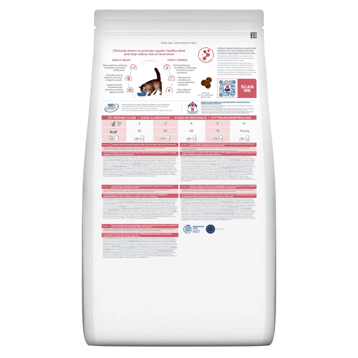 HILL'S Prescription Diet Gastrointestinal Biome, Pui, dietă veterinară, hrană uscată pisici, sistem digestiv, 3kg - poza 3