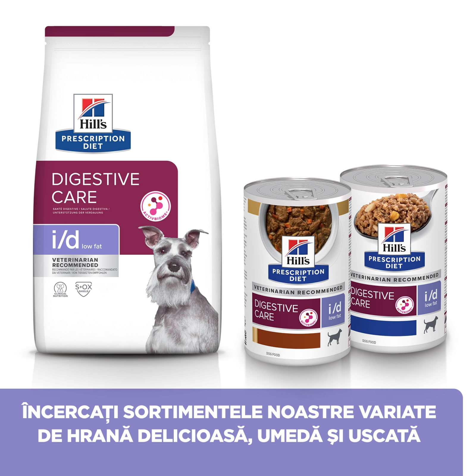 HILL'S Prescription Diet i/d Digestive Care Low Fat, Pui cu Legume, dietă veterinară câini, conservă hrană umedă, sensibilități digestive HILL'S Prescription Diet i/d Digestive Care Low Fat, Pui cu Legume, dietă veterinară câini, conservă h - poza 5