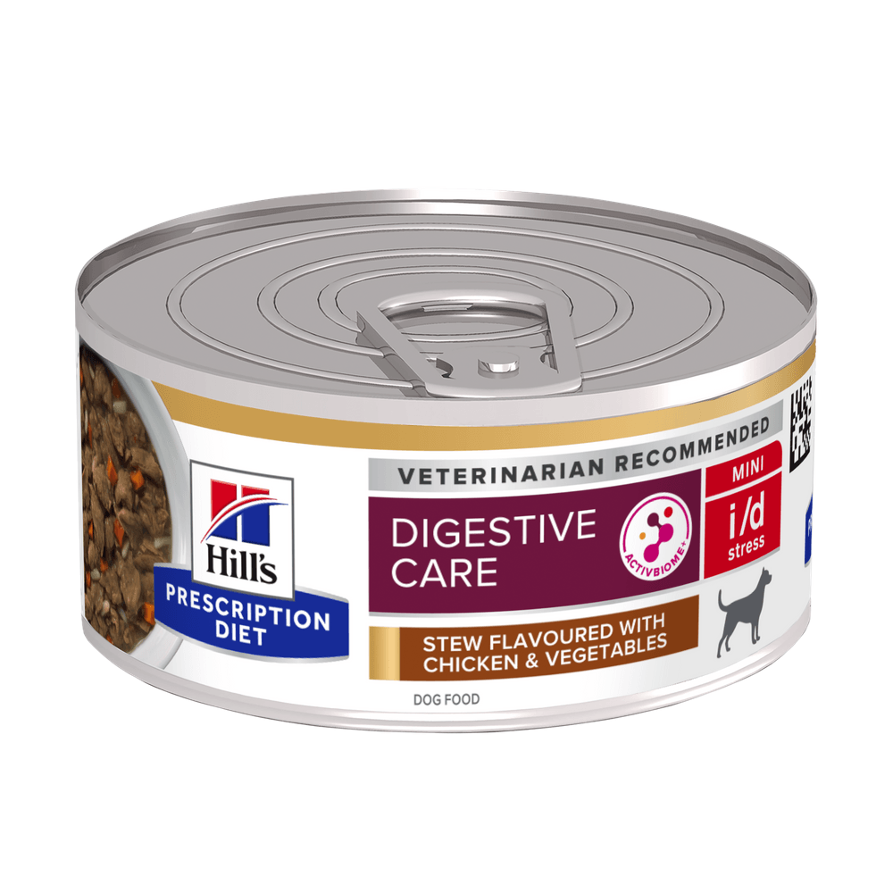 HILL'S Prescription Diet i/d Digestive Care Stress, Pui cu Legume, dietă veterinară câini, conservă hrană umedă, sistem digestiv, (în sos), 156g - poza 5