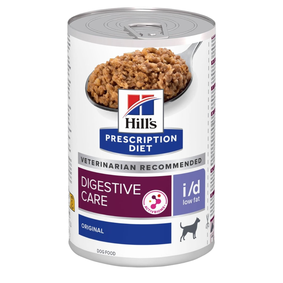 HILL'S Prescription Diet i/d Low Fat, XS-XL, Pui, dietă veterinară, conservă hrană umedă câini, sistem digestiv, obezitate, (pate), 360g - poza 2