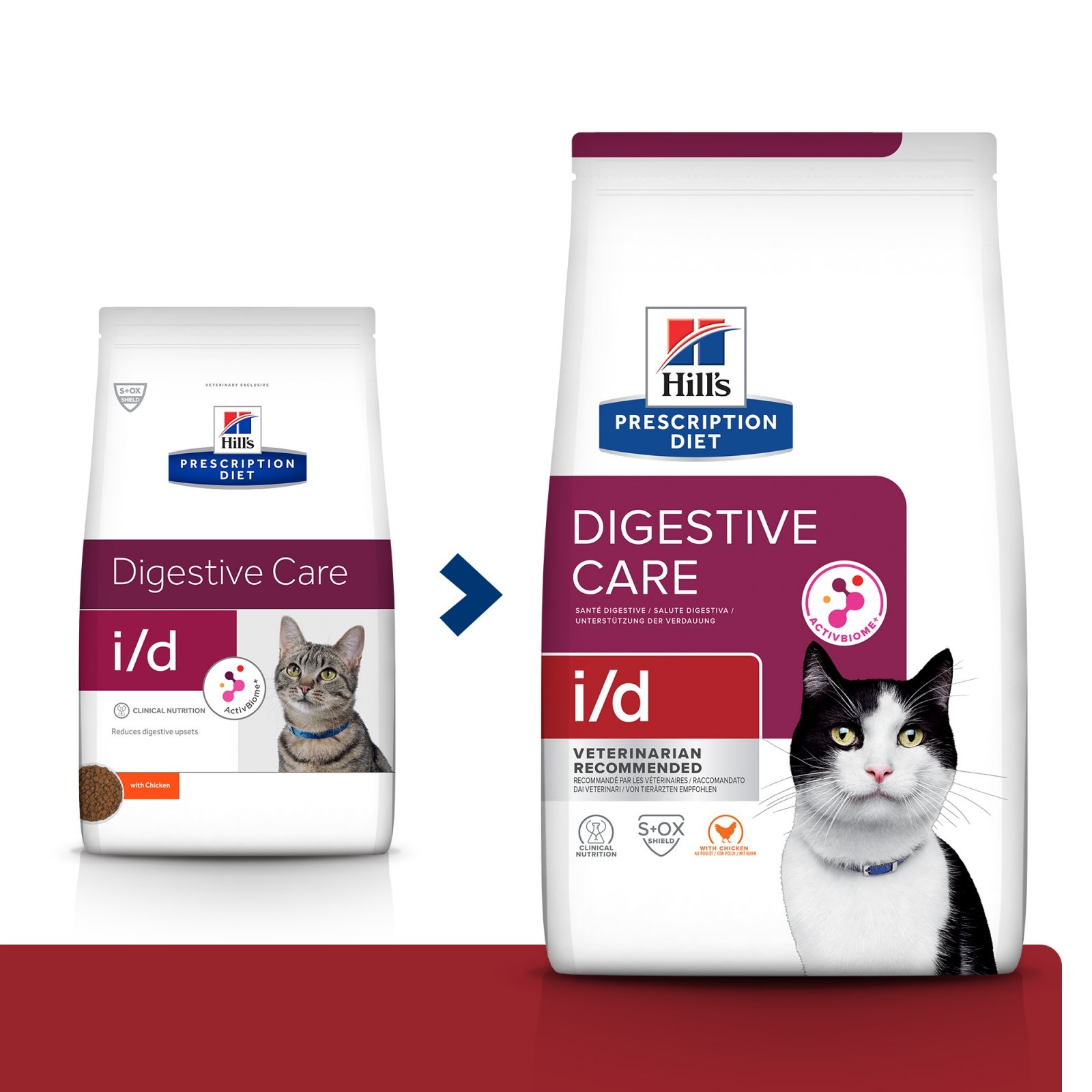 HILL'S Prescription Diet i/d Sensitive Digestive Care, Pui, dietă veterinară pisici, hrană uscată, sensibilități digestive HILL'S Prescription Diet i/d Sensitive Digestive Care, Pui, dietă veterinară pisici, hrană uscată, sistem digestiv, 1 - poza 1