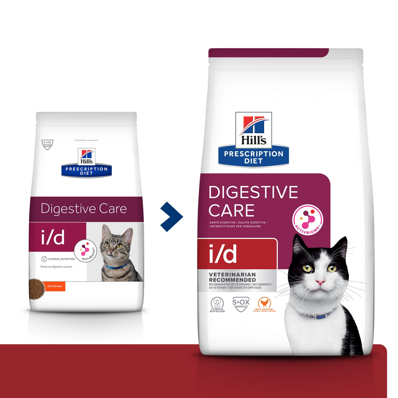 HILL'S Prescription Diet i/d Sensitive Digestive Care, Pui, dietă veterinară pisici, hrană uscată, sensibilități digestive HILL'S Prescription Diet i/d Sensitive Digestive Care, Pui, dietă veterinară pisici, hrană uscată, sistem digestiv, 4 - poza 3