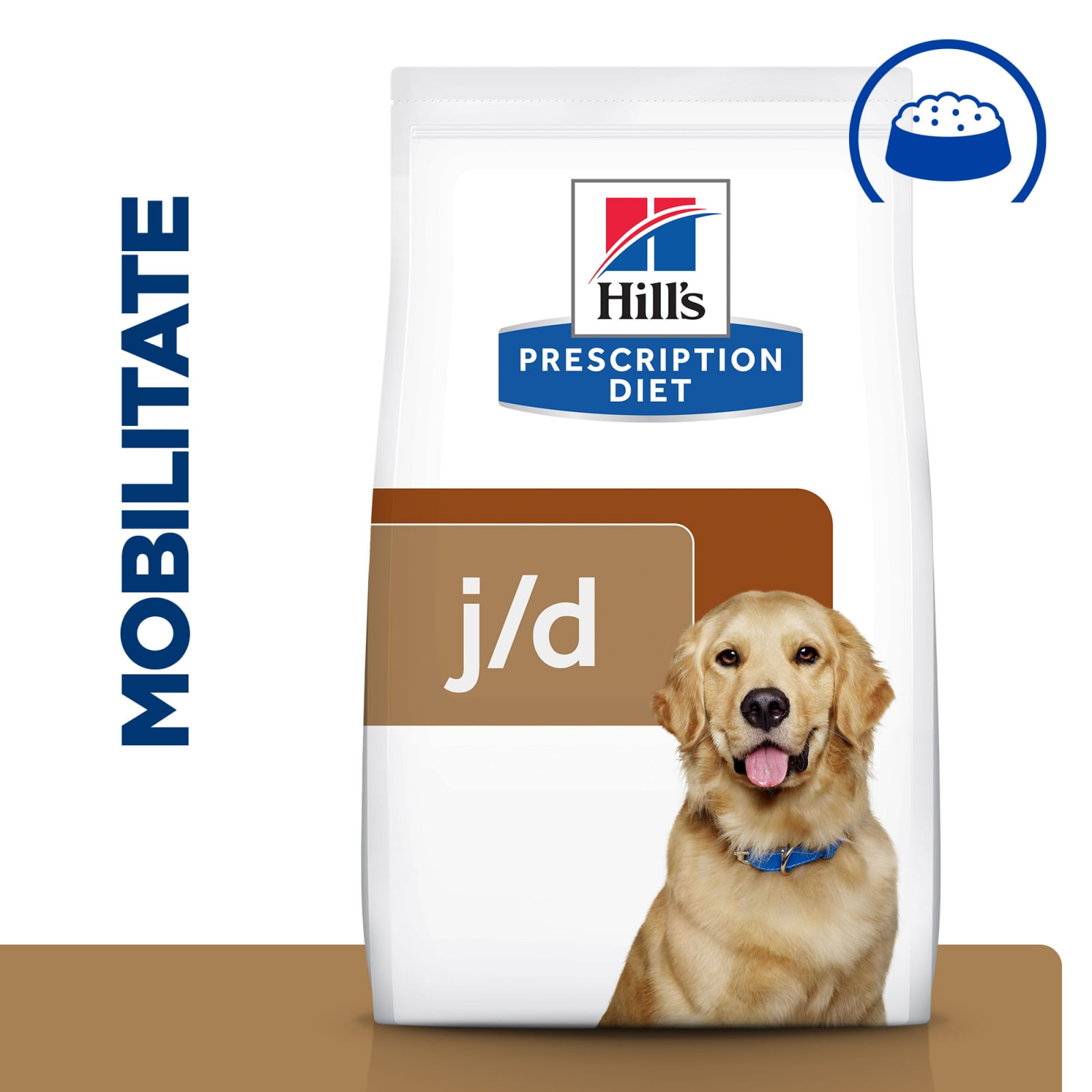 HILL'S Prescription Diet j/d Mobility, Pui, dietă veterinară câini, hrană uscată, afecțiuni articulare HILL'S Prescription Diet j/d Mobility, Pui, dietă veterinară câini, hrană uscată, sistem articular, 12kg - poza 4