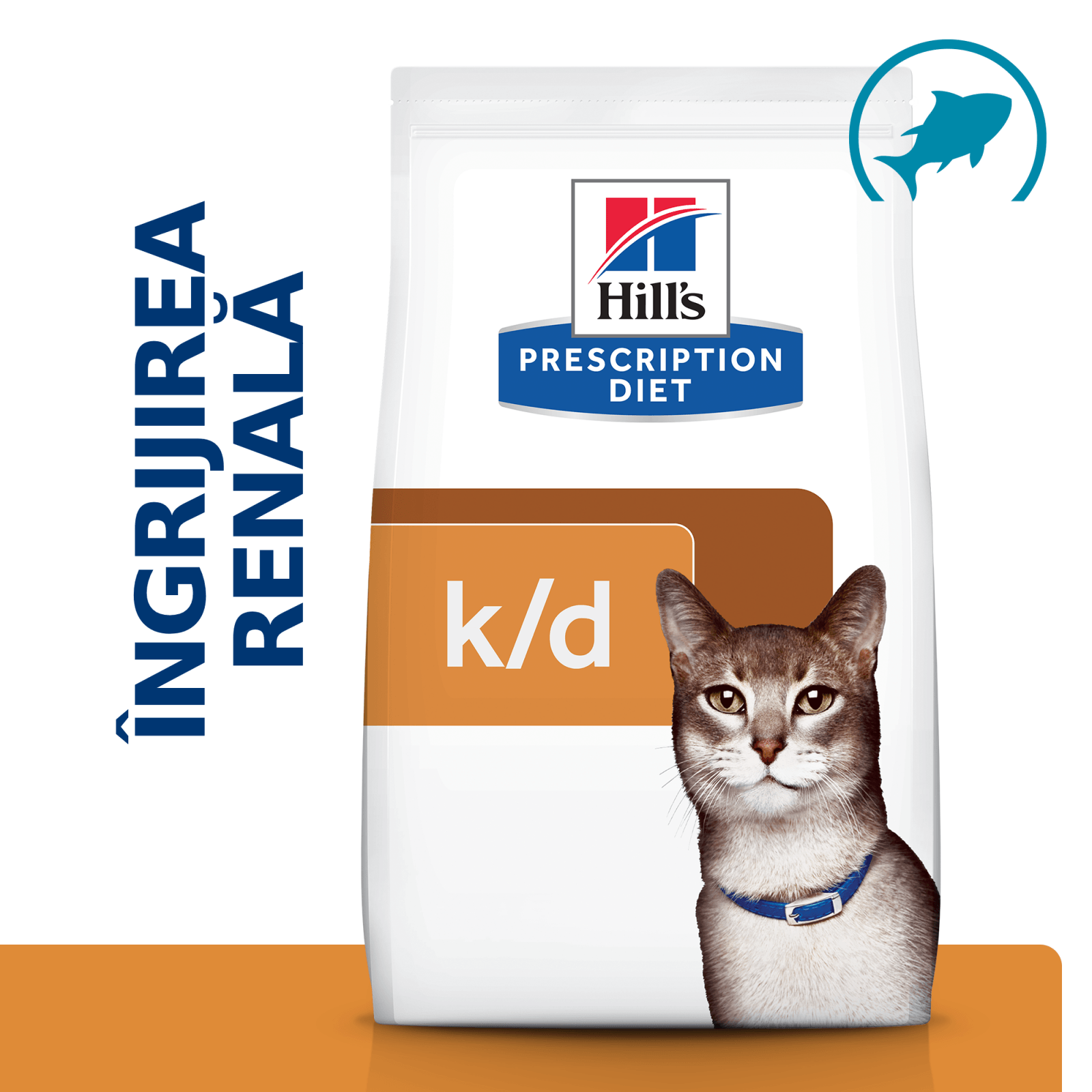 HILL'S Prescription Diet k/d Kidney Care, Ton, dietă veterinară pisici, hrană uscată, afecțiuni renale HILL'S Prescription Diet k/d Kidney Care, Ton, dietă veterinară pisici, hrană uscată, sistem renal, 1.5kg - poza 5
