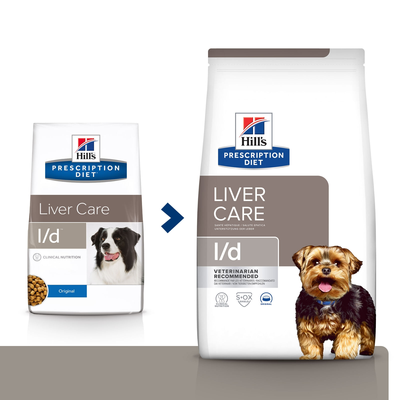 HILL'S Prescription Diet l/d, dietă veterinară câini, hrană uscată, afecțiuni hepatice HILL'S Prescription Diet l/d Liver Care, dietă veterinară câini, hrană uscată, sistem hepatic, 4kg - poza 5