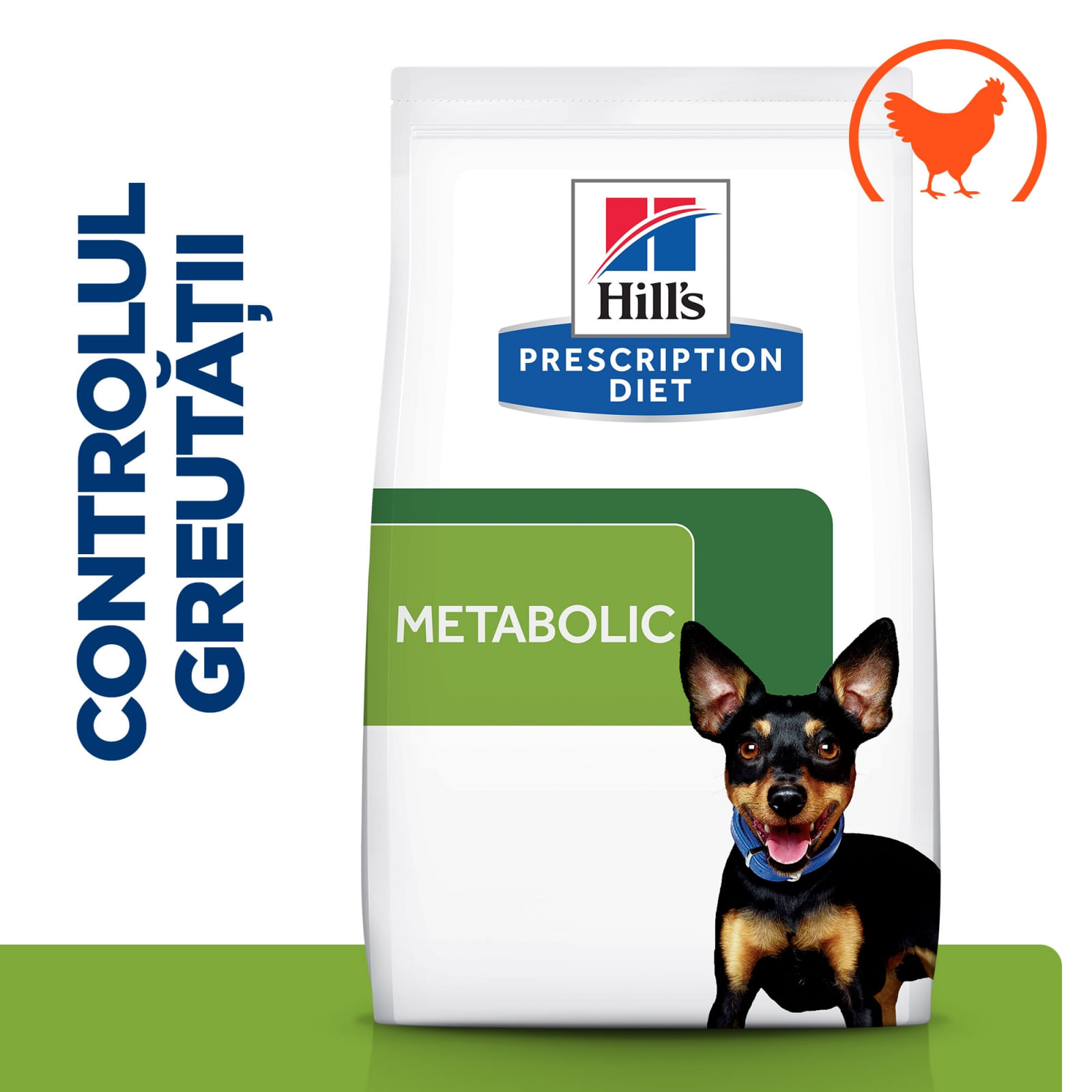 HILL'S Prescription Diet Metabolic Mini, dietă veterinară câini, hrană uscată, afecțiuni metabolice (obezitate) HILL'S Prescription Diet Metabolic Mini, dietă veterinară câini, hrană uscată, metabolism (obezitate si diabet), 6kg - poza 4