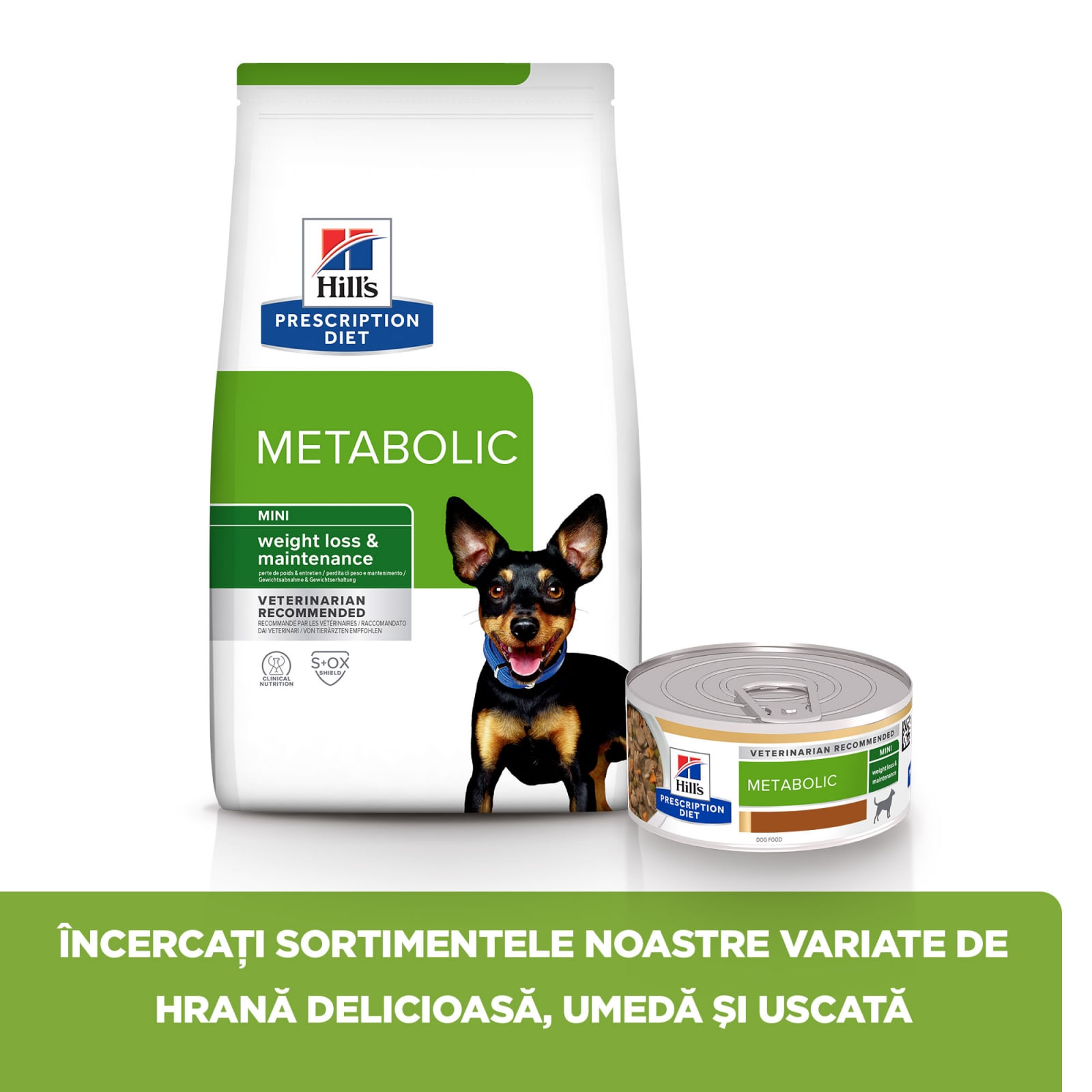 HILL'S Prescription Diet Metabolic Mini, dietă veterinară câini, hrană uscată, afecțiuni metabolice (obezitate) HILL'S Prescription Diet Metabolic Mini, dietă veterinară câini, hrană uscată, metabolism (obezitate si diabet), 6kg - poza 5