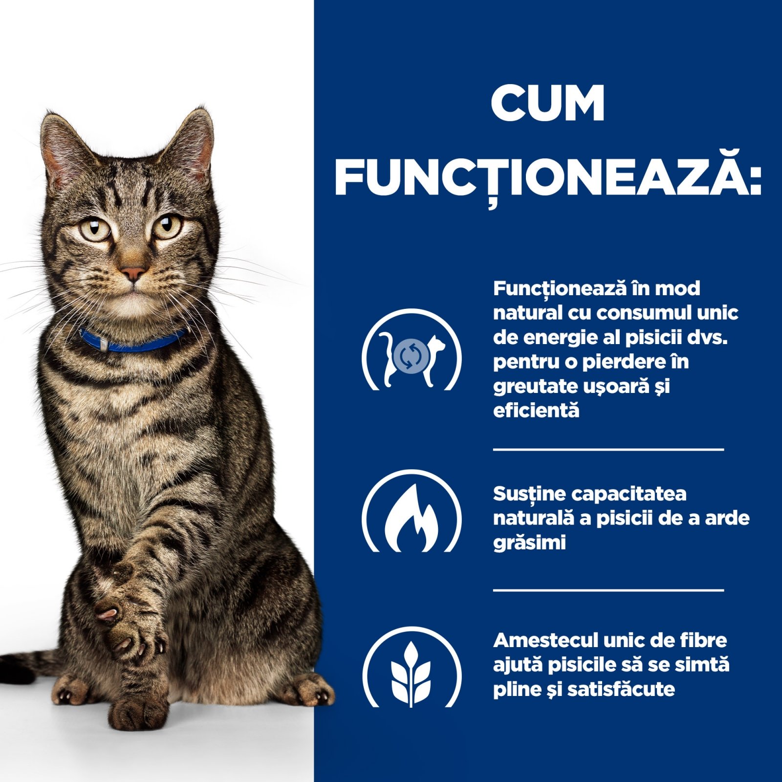 HILL'S Prescription Diet Metabolic, Pui, dietă veterinară pisici, plic hrană umedă, metabolism (obezitate si diabet), (în sos), 85g x 12buc - poza 5