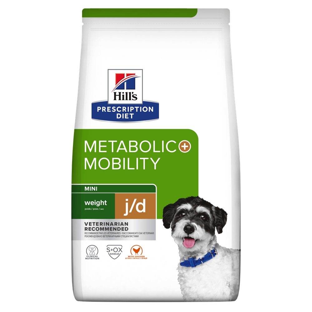 HILL'S Prescription Diet Metabolic + Weight Mini, dietă veterinară câini, hrană uscată, afecțiuni metabolice (obezitate) HILL'S Prescription Diet Metabolic + Mobility Mini, dietă veterinară câini, hrană uscată, metabolism (obezitate si diab - poza 3
