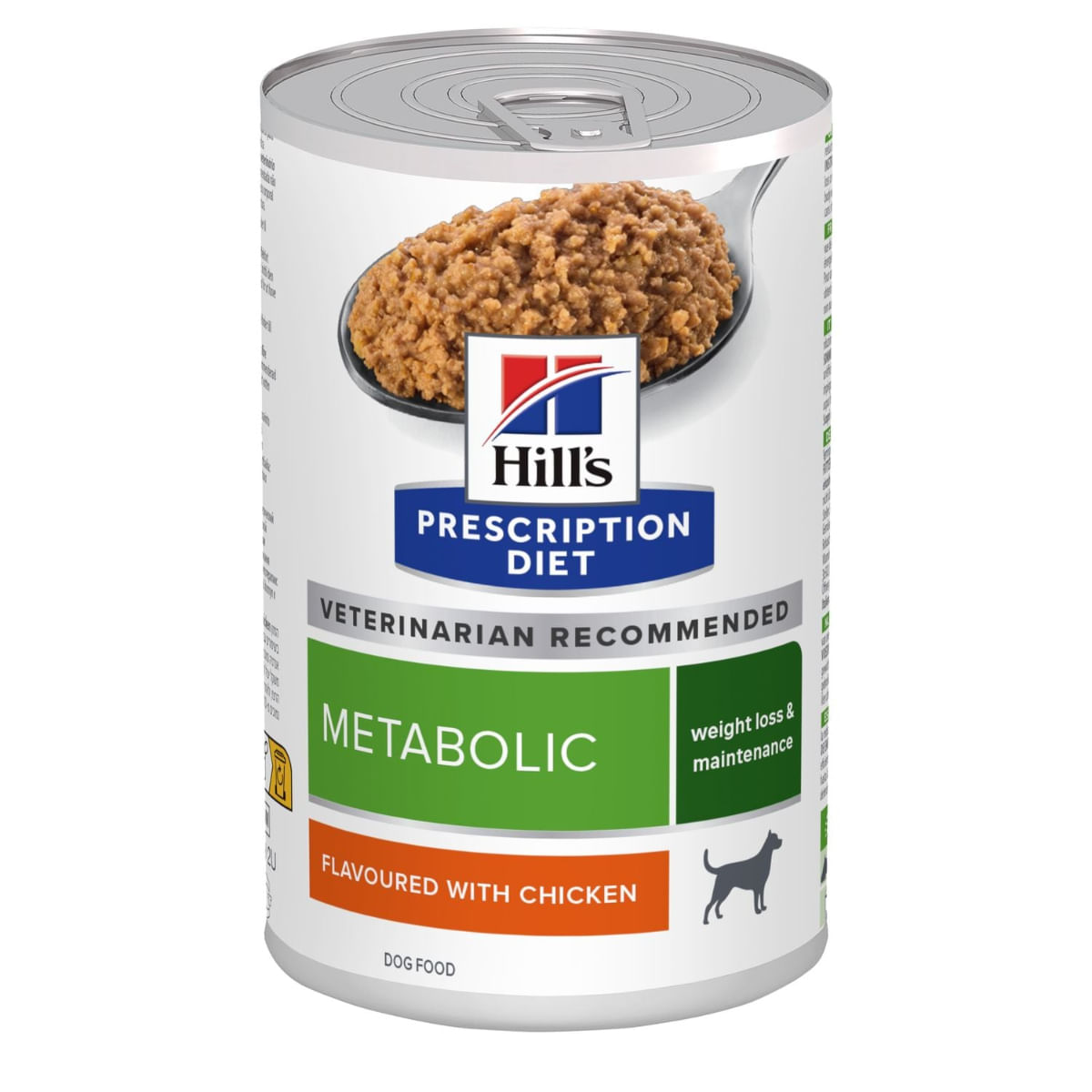 HILL'S Prescription Diet Metabolic, XS-XL, Pui, dietă veterinară, conservă hrană umedă câini, obezitate, (pate), 370g - poza 2