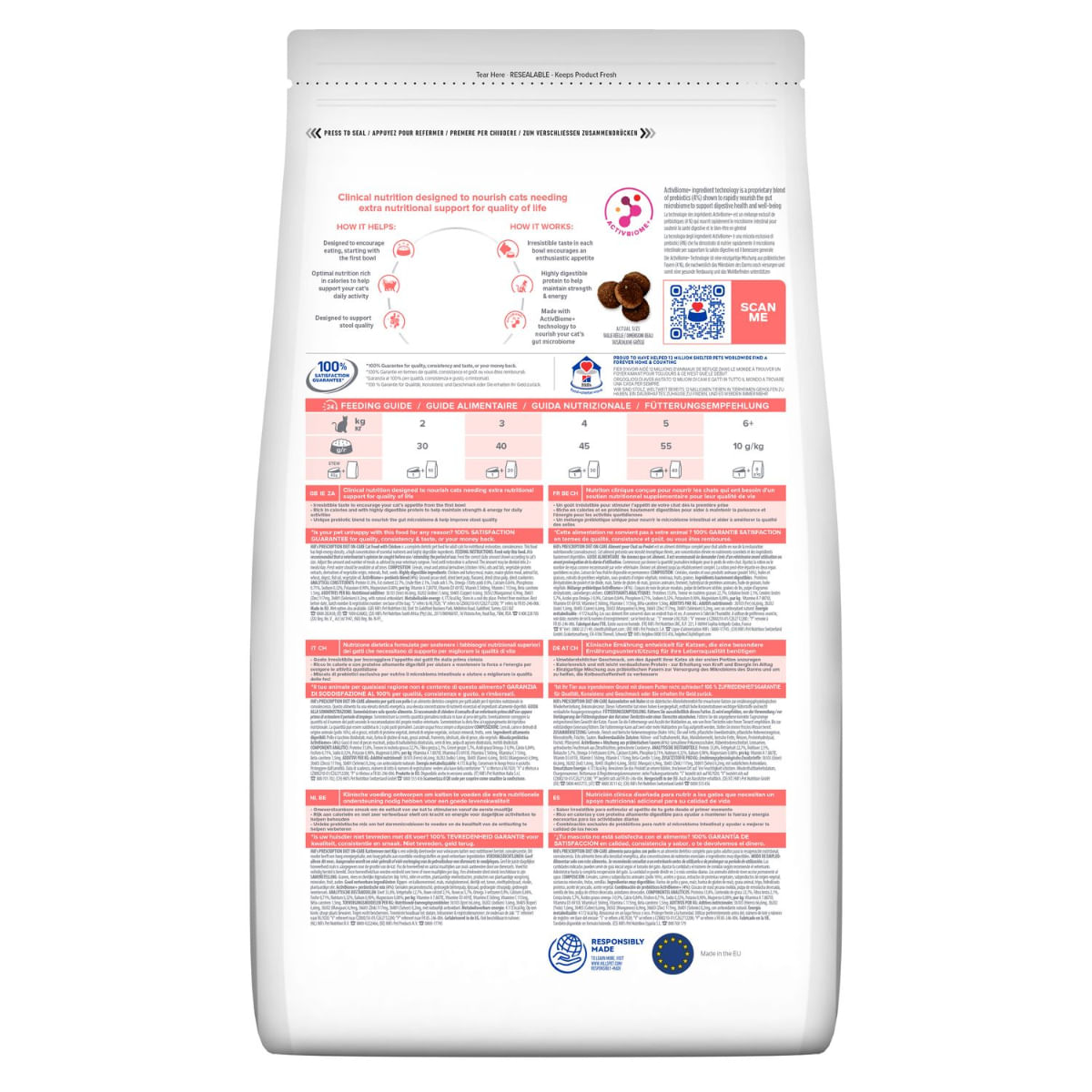 HILL'S Prescription Diet On - Care, Pui, dietă veterinară, hrană uscată pisici, convalescență, 1.5kg - poza 3