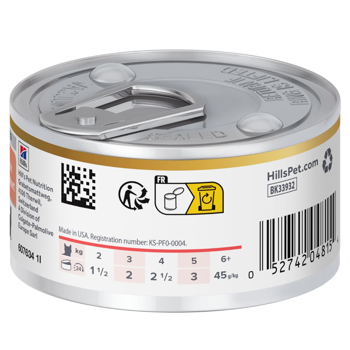 HILL'S Prescription Diet On - Care Stew, Pui și Tocană de Legume, dietă veterinară, conservă hrană umedă pisici, convalescență, (în sos), 82g - poza 3
