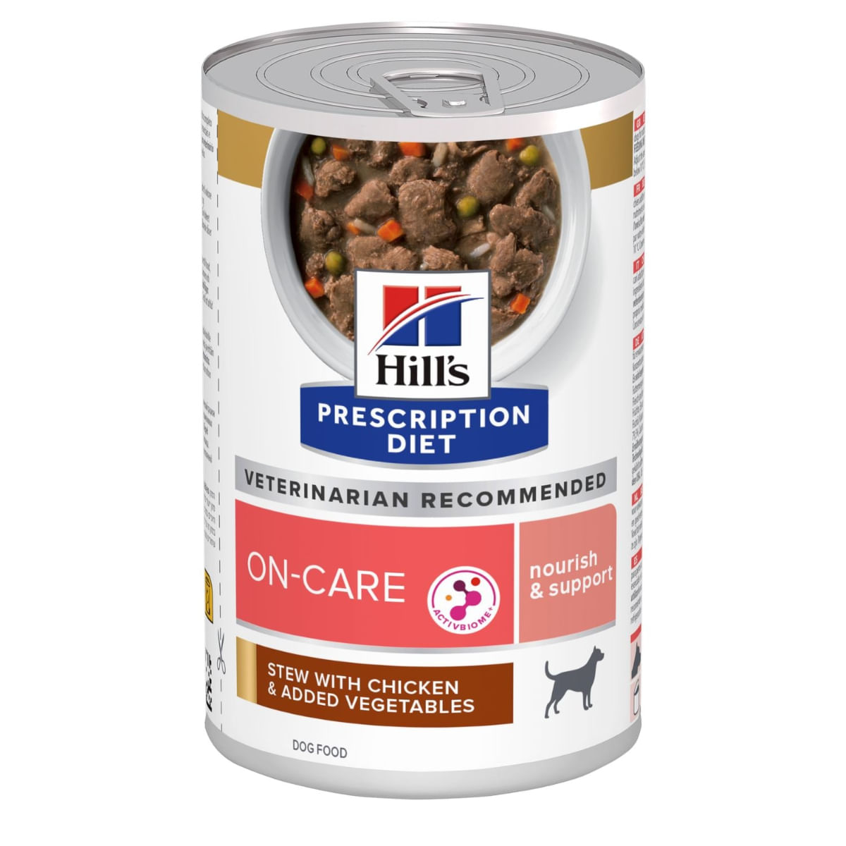 HILL'S Prescription Diet On - Care Stew, XS-XL, Pui și Tocană de Legume, dietă veterinară, conservă hrană umedă câini, convalescență, (în sos), 354g