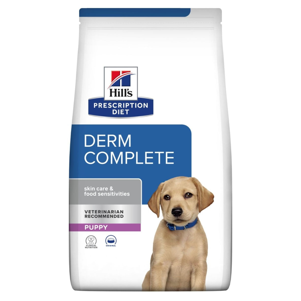 HILL'S Prescription Diet Puppy Derm Complete, XS-XL, Ou, dietă veterinară, hrană uscată câini junior, piele & blană, 12kg - poza 2