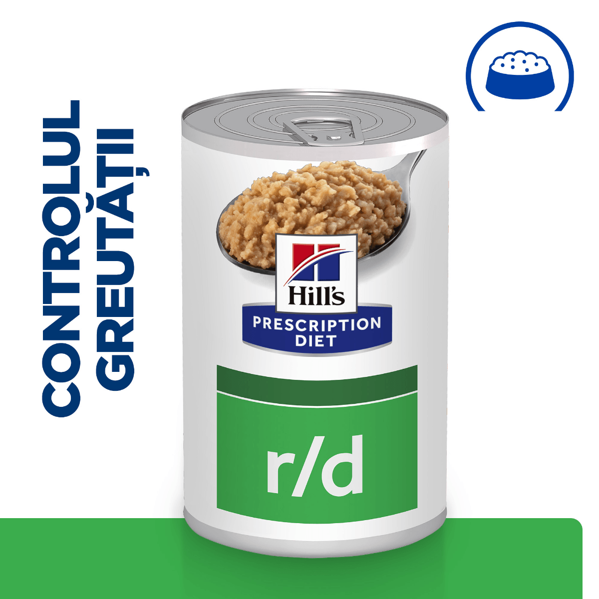 HILL'S Prescription Diet r/d Weight Loss, Pui, dietă veterinară câini, conservă hrană umedă, scădere în greutate, 350g - poza 3