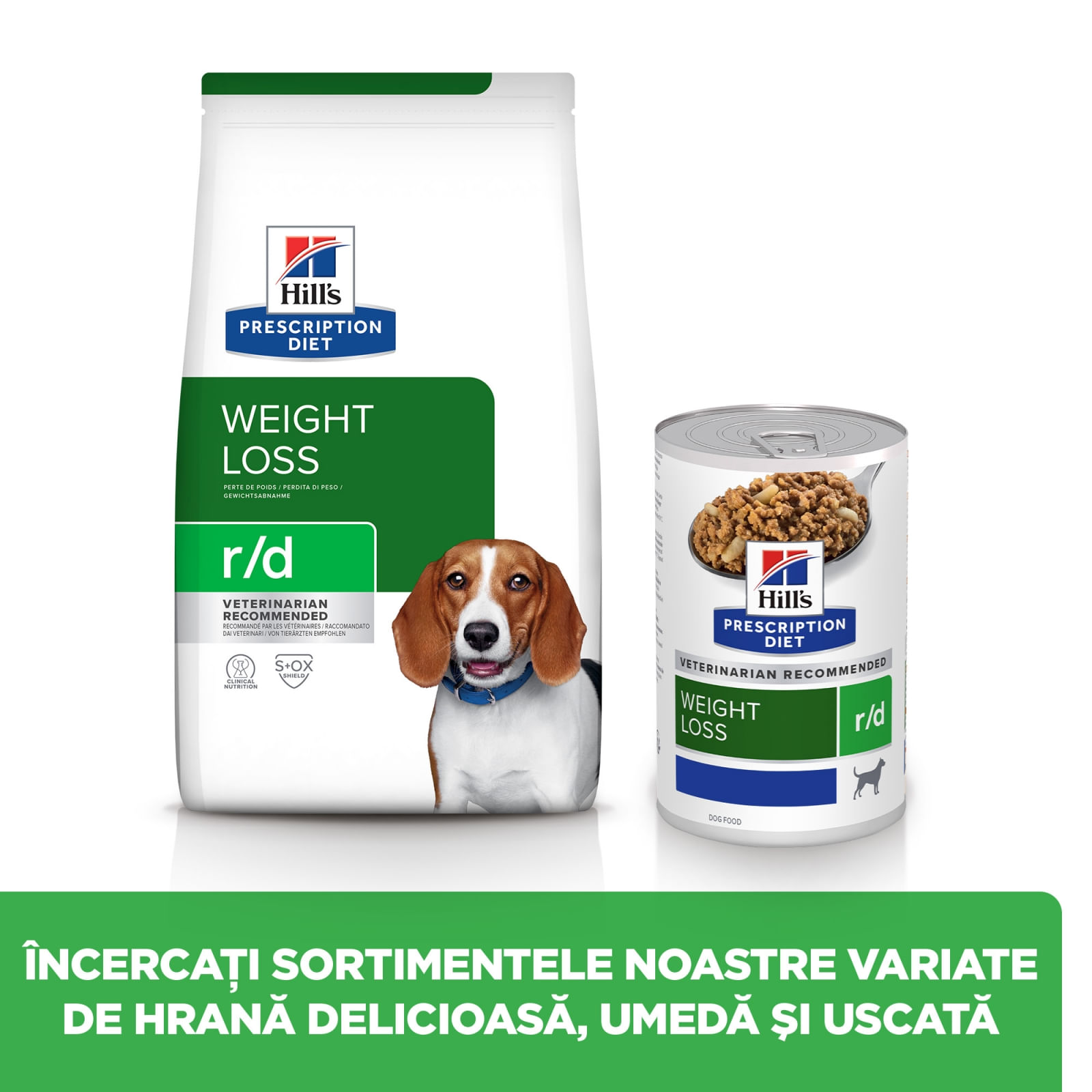 HILL'S Prescription Diet r/d Weight Loss, Pui, dietă veterinară câini, hrană uscată, scădere în greutate HILL'S Prescription Diet r/d Weight Loss, Pui, dietă veterinară câini, hrană uscată, metabolism (obezitate si diabet), 10kg - poza 4