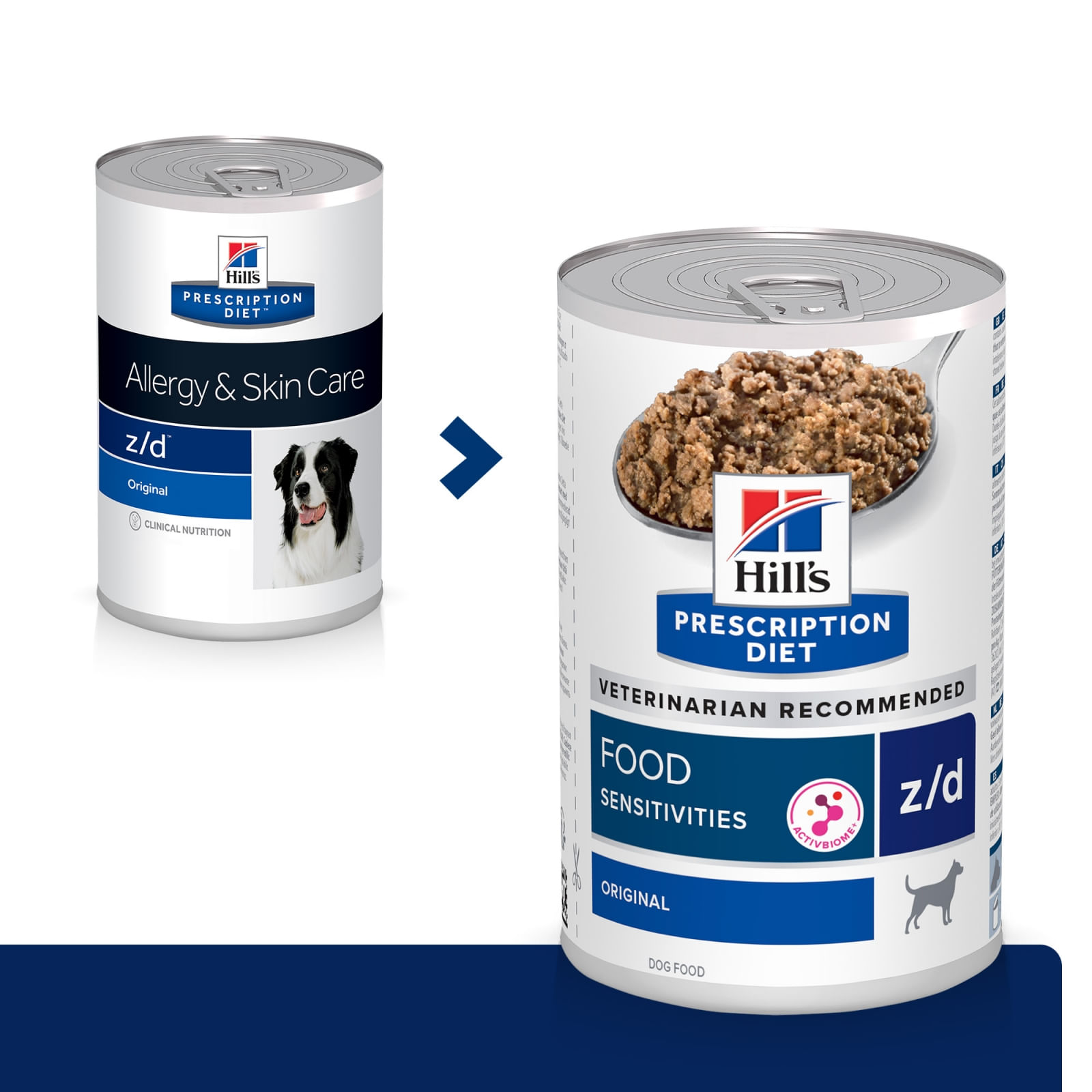HILL'S Prescription Diet z/d Food Sensitivities, dietă veterinară câini, conservă hrană umedă, piele & blana, sistem digestiv, (în sos), 370g - poza 1