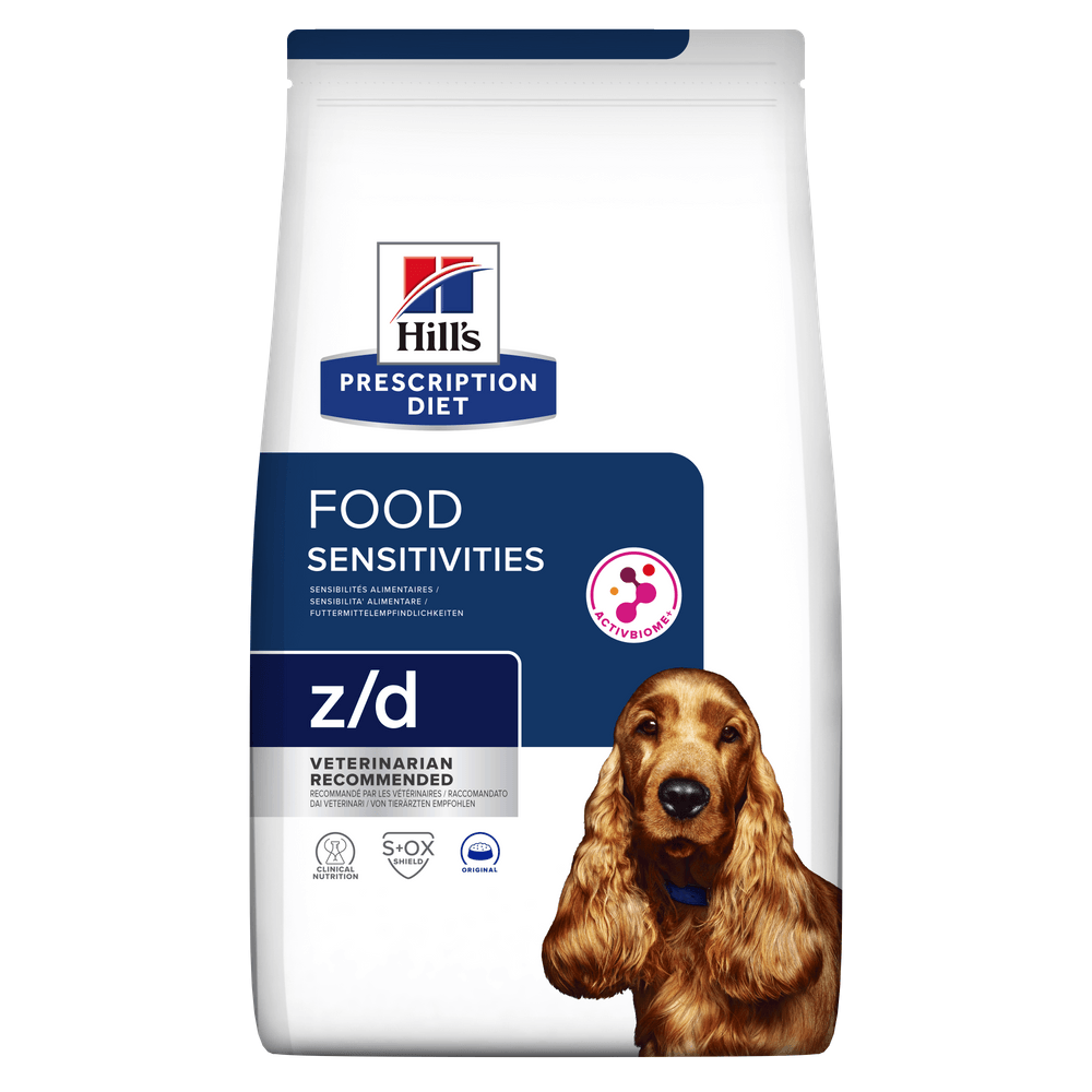 HILL'S Prescription Diet z/d Food Sensitivities, dietă veterinară câini, hrană uscată, afecțiuni dermatologice și digestive HILL'S Prescription Diet z/d Food Sensitivities, dietă veterinară câini, hrană uscată, piele & blana, sistem digesti - poza 1