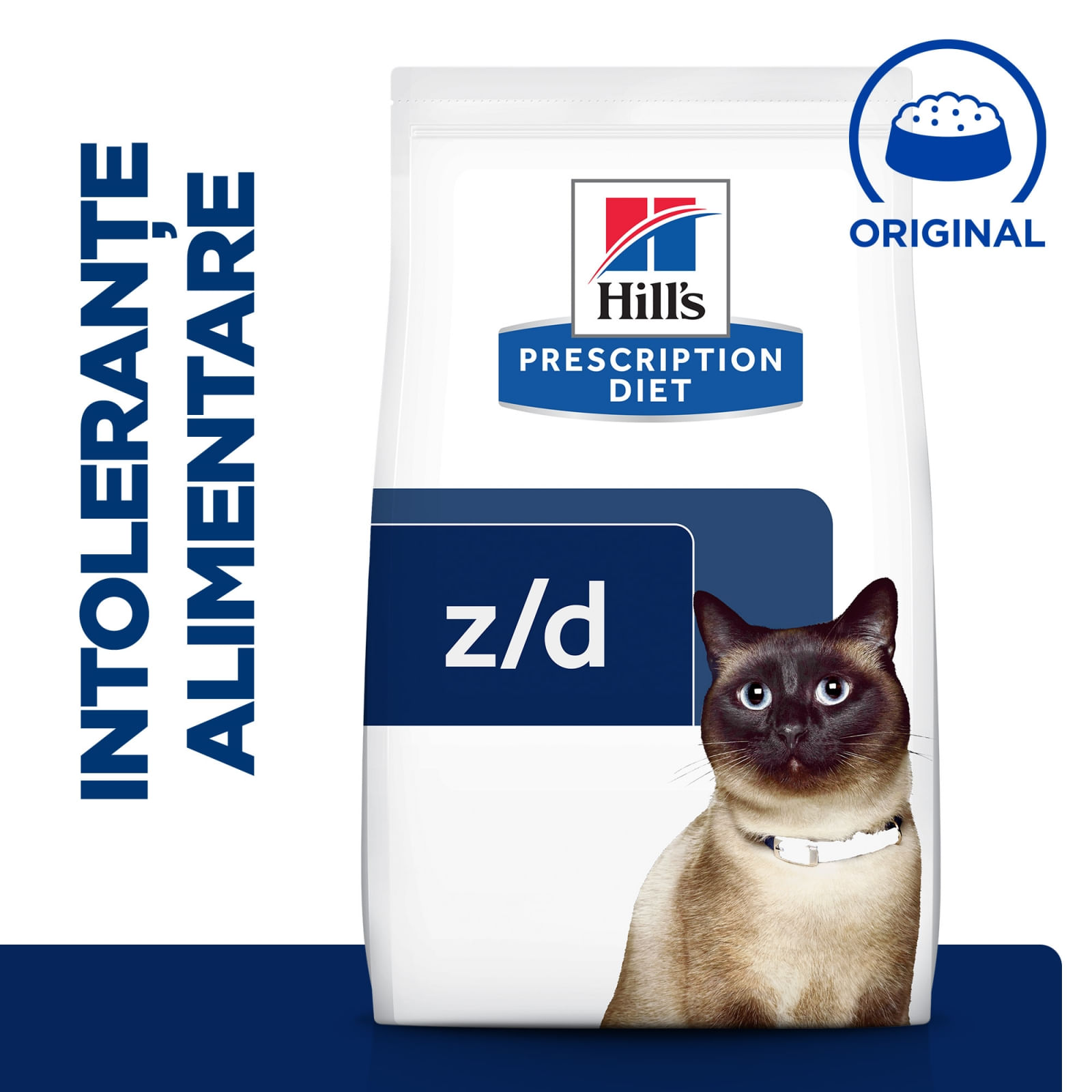 HILL'S Prescription Diet z/d Food Sensitivities, dietă veterinară pisici, hrană uscată, afecțiuni dermatologice și digestive HILL'S Prescription Diet z/d Food Sensitivities, dietă veterinară pisici, hrană uscată, piele & blana, sistem diges - poza 5